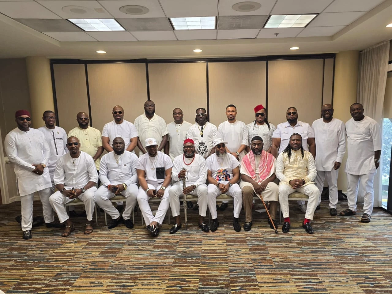 Sea Eagle Marine Patrol USA Inc. leadership summit participants gathered for a group photo in Atlanta